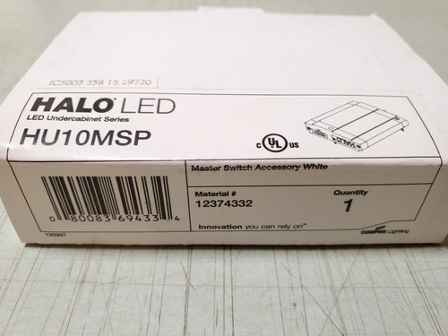Cooper Lighting Halo LED Under Cabinet Primary Switch HU10MSP NEW - Picture 4 of 4