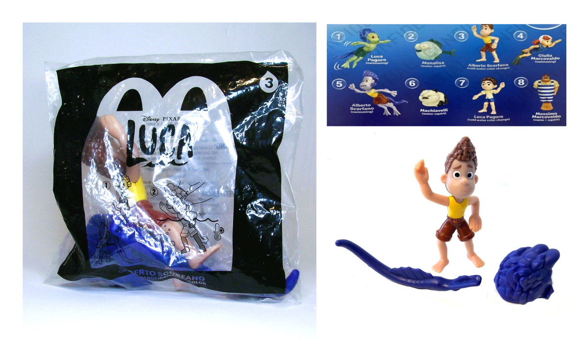 Luca Paguro Juguetes De Luca Mcdonalds Disney Pixar LUCA 