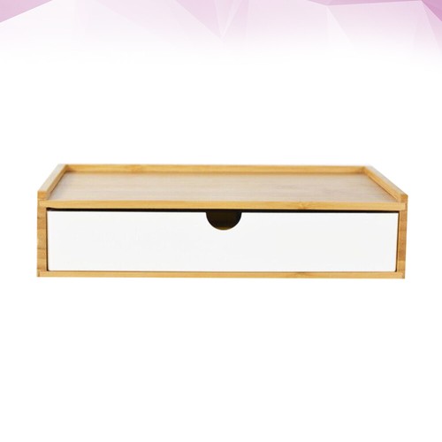 Delicate Bamboo Storage Box Simple Desktop Organizer Decorative