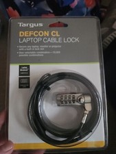 Targus Laptop Cable Lock Defcon CL, 6.5' long, Combination Code Lock NEW 
