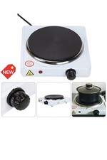 Hot Plate Electric Cooker Single Portable Table Top Kitchen Hob Stove 1000W Home