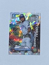 2021 Bowman Chrome Positional Promise Wander Franco Atomic Refractor /150 Rays