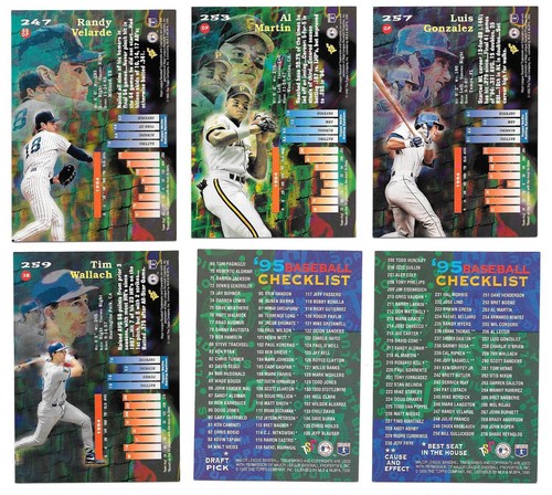 1995 Topps Stadium Club TSC Baseball 1st First Day Issue Parallel Inserts - Pick - Picture 9 of 107