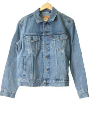 NEW Levi's Men's Denim Trucker Jacket 100% Cotton Denim Light Wash 723340131 XXL
