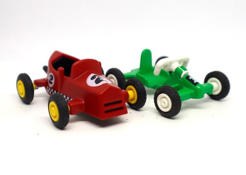 Playmobil Speed - Voiture Van Verte Geobra (Allemagne, Plastique, Signé) - Occasion