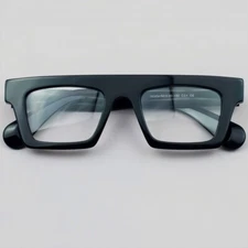 BETSION Retro Square Thick Acetate Eyeglasses Classic Reading Glasses Men Women