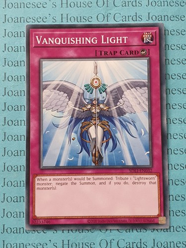 SDLI-EN032 Vanquishing Light Yu-Gi-Oh Card (Unl) NM New - Picture 1 of 3