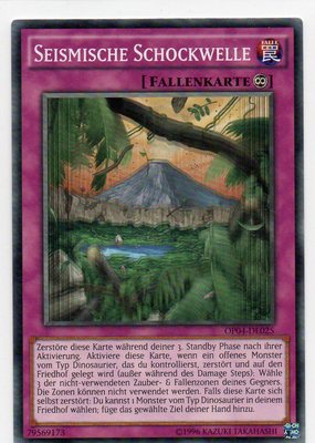 Yu Gi Oh Seismische Schockwelle - OP04-DE025 - OTS Pack 4 - Common