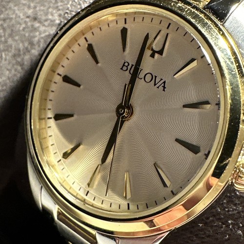 Bulova Sutton Women's Quartz White Dial Band 28mm Watch 98L277 - Picture 9 of 24