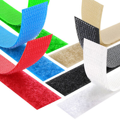 Klettband zum Aufnähen Nähen Hakenband Flauschband oder Set, Variante wählbar