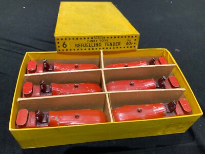 Dinky Toys Prewar 60Y Thomsons Tanktender Trade Box With 6 Models Rare