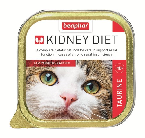Beaphar Kidney Diet Cat Wet Food 100g x 24 Mix Cans - Picture 2 of 4