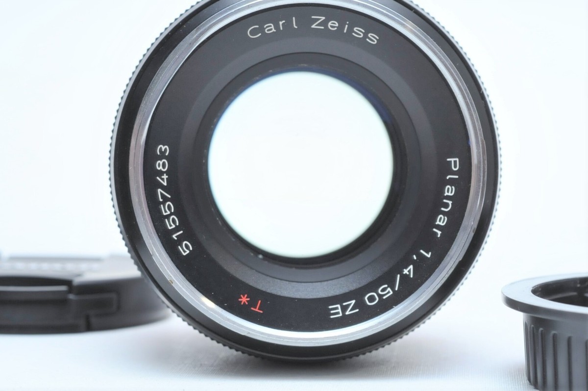 Carl Zeiss 50mm f/1.4 Planar T* ZE Lens W/Hood for Canon EF