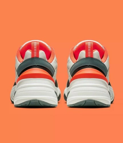 🔶️NIKE M2K TEKNO RETRO 80s AIR MAX US 12.5 (13)BONE METALLIC SILVER TURFORANGE - Picture 6 of 10