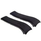 Original SINN watch strap made of black silicone for SINN U212.