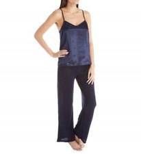 Maidenform MFW7860 Women's Narnia Lounge Satin Cami and Pant Set NEW 