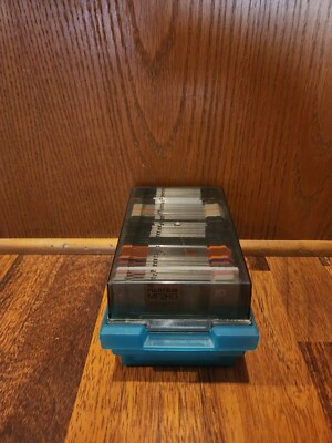 Vintage Fujifilm IBM Formatted Floppy Disks 1.44MB Lot Of 34 Assorted With Case