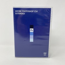 Adobe Photoshop CS4 Extended For Windows Retail Version 2 Disc w/ Serial Number