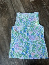 Lilly Pulitzer Size Small JUST A PINCH RENAY TANK Luxletic Active Top UPF50