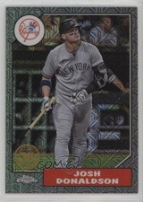 2022 Update 1987 Topps Chrome Silver Pack Series Mojo Black Josh Donaldson 16mf