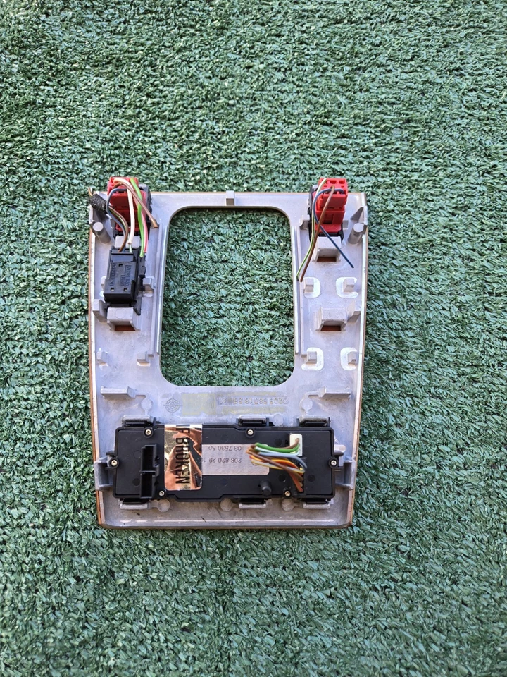 1998-2003 Mercedes W208 Clk320 Clk430 Coupe interruptor de porta-malas espelho janela fabricante de equipamento original 98-03 - Imagem 2 de 4