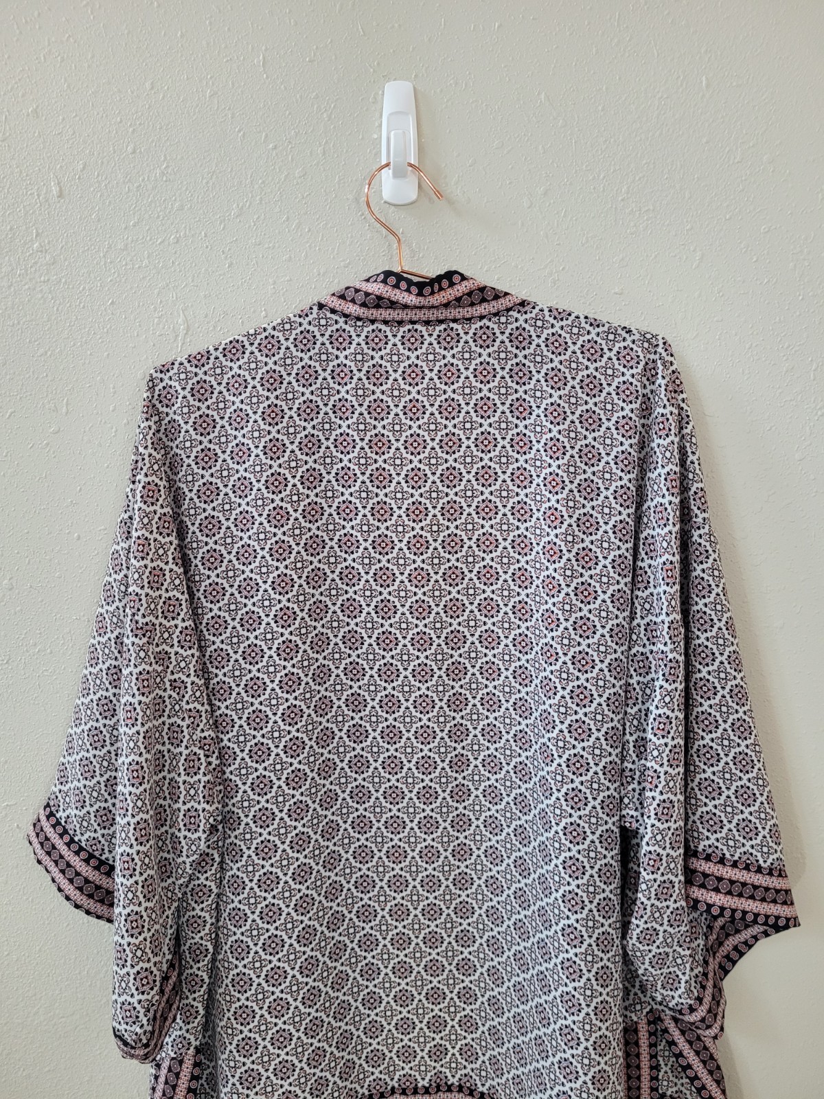 Pre-Owned MAX STUDIO 1X Patterned Open Front 3/4 … - image 11