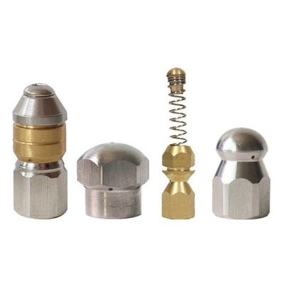 #ad #ad Stainless Steel Pipeline Nozzle Set with Four Pieces for Drain Cleaning Tasks $16.61