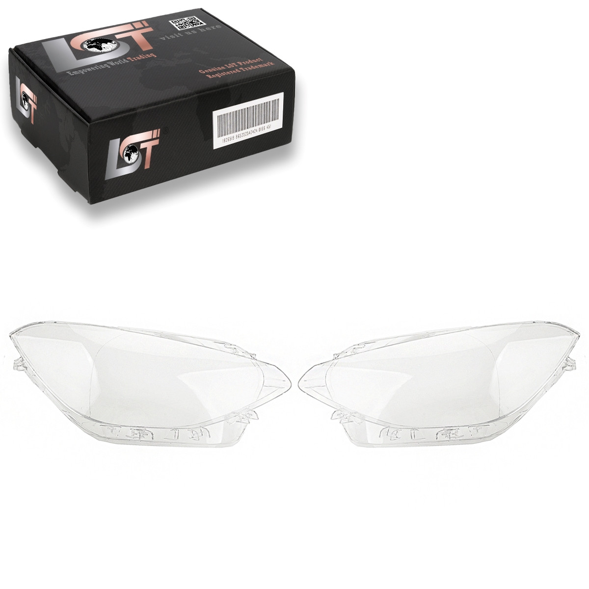 2x Headlight Lens Xenon LED Left Right Set for BMW 1er F20 F21 To