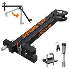 Mockins 450 lbs. Capacity Swing Away Hitch Adapter (30.5"x16.5"x5.5")
