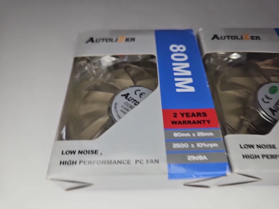 AutoliZer 80mm x 25mm Low Noise High Performance PC FAN Lot - Image 4 of 4