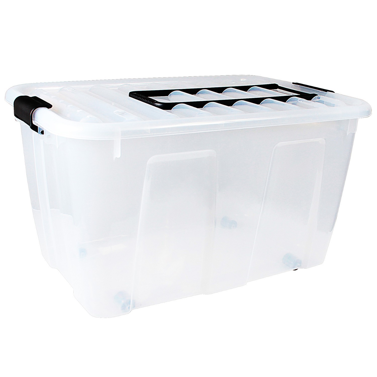 Boîte en plastique 85 L idéale pour organiser le dressing familial