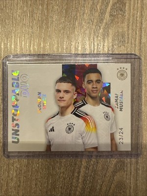 2023-24 Panini DFB Team Set Jamal Musiala / Florian Wirtz Cracked Ice Duo 23/24
