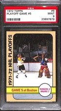1972 TOPPS #6 PLAYOFF GAME 5 PSA 9 Mint 23897879 