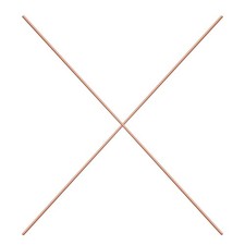  2pcs Copper Tubings Diameter 3mm Copper Tube Round Copper Piping Multipurpose