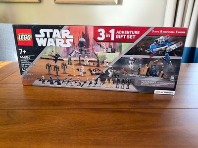 LEGO Star Wars 66804 Clone Wars & Mandalorian 3-in-1 Gift Set NEW Sealed
