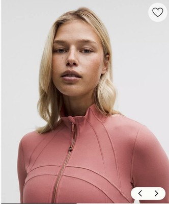 Lululemon Define Jacket Size 6 Dusk/Rose Gold/Rose Gold LAST ONE
