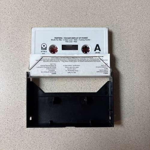 Pantera Vulgar Display Of Power Cassette Tape US 1992 Metal Explicit Tested - Picture 3 of 7