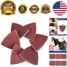 Versatile 150PCS Triangle Sanding Pads, Hook and Loop, 40/60/80/120/180/240 Grit 0.31 per gallon