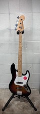 2012 Squier Jazz Bass - 3-Tone Sunburst (Made in Indonesia, Matte Neck)