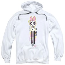 Powerpuff Girls Blossom Streak Mens Hoodie White Officially Licensed