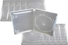 10 x NEW GENUINE Playstation 3 PS3 Replacement CLEAR TRANSPARENT Game Cases OEM