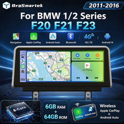 Car Stereo Android 14 Autoradio NBT 10.25'' GPS Carplay 2011-16 BMW F20 F21 F23