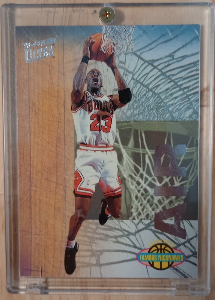 1993-94 Fleer Ultra Michael Jordan Air Famous Nicknames #7 Chicago Bulls