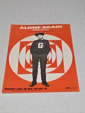 Gilbert O&rsquo;Sullivan Alone Again Naturally Vintage Sheet Music 1972