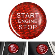 Red Carbon Fiber Engine Push Start Button Cover For Audi A4 A5 A7 A8 Q3 Q5 Q7... Red Carbon Fiber Engine Push Start Button Cover For Audi A4 A5 A7 A8 Q3 Q5 Q7...