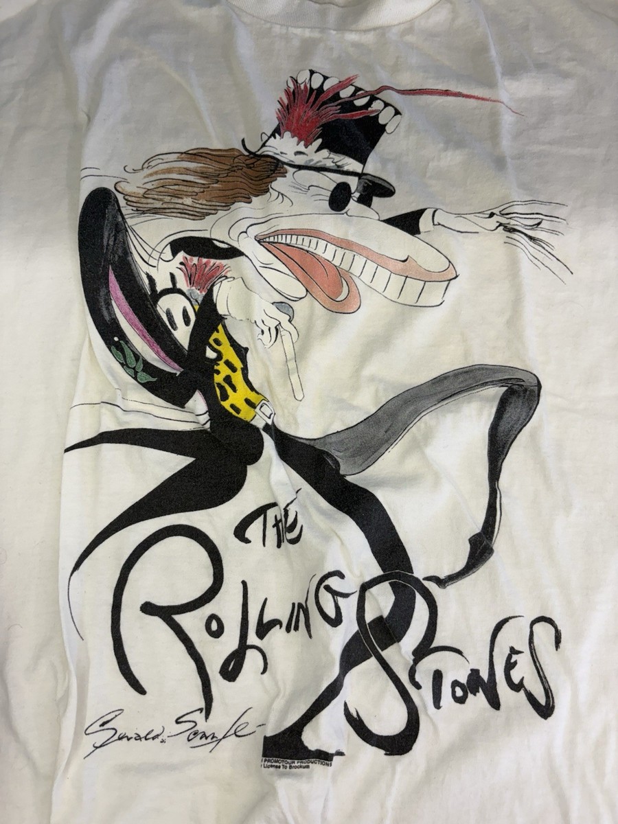 1994 The Rolling Stones Voodoo Lounge Gerald Scarfe TShirt - Size 