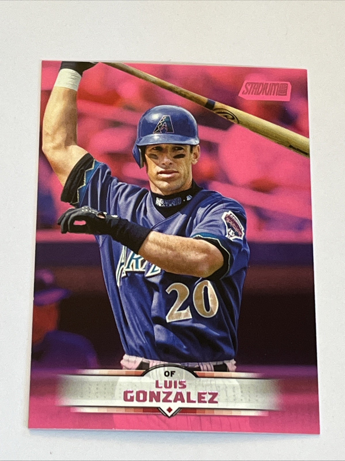 2025 Topps Stadium Club - Luis Gonzalez #22 Pink Foil