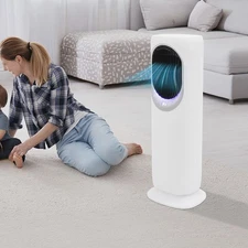 Dual-purpose Heating & Cooling Air Conditioner Fan Standing Fan and Heater Combo