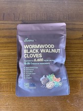 VivoNu 18-in-1 Black Walnut Wormwood Capsules, 80 Day Supply, 6600mg Serving, Ra