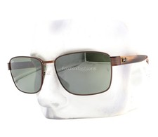 Ray-Ban Sunglasses RB3750 9259/40 Shiny Copper Green Glass Mirror 59mm with Case